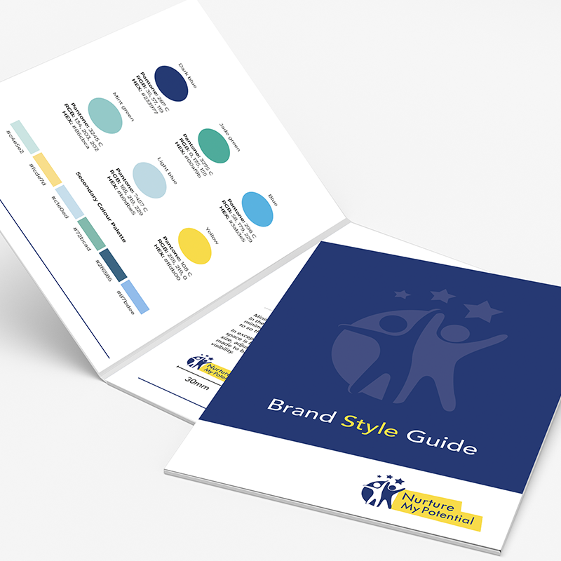 Graphic design brochure